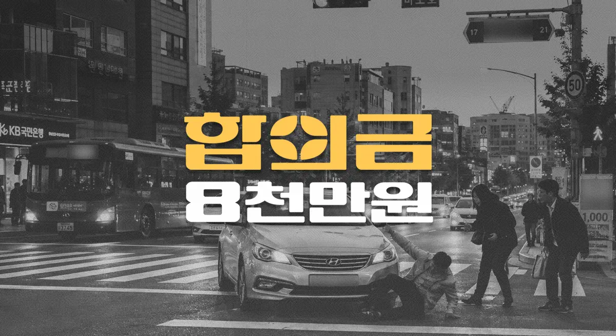 황색신호 딜레마존 교통사고, 상완골골절 등 전치10주 합의금 8천만원