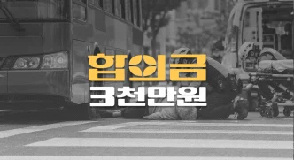 신호등없는횡단보도//버스사고, 80대//대퇴골전자간골절(S72.120)//전치12주,//합의금 3천만원